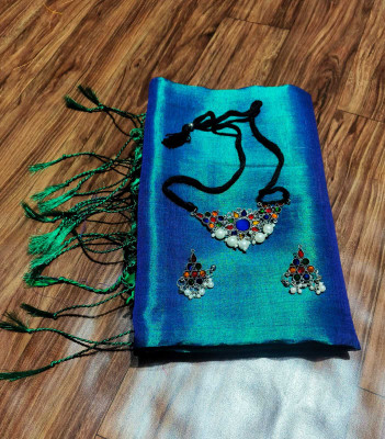 cloud vastra Solid/Plain Bollywood Pure Cotton Saree(Pack of 4, Multicolor)