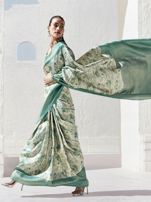 ANOUK Woven Chinnalapattu Silk Blend Saree(Dark Blue)