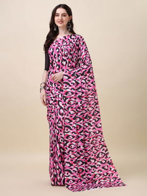 Dori Printed Bollywood Organza Saree(Pink)