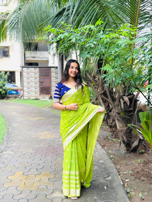 ADVIK CREATION Self Design Bollywood Viscose Rayon Saree(Multicolor)