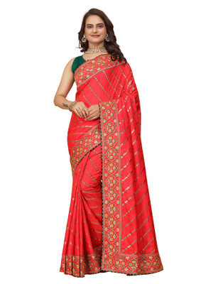 Crystallfashion Self Design Bollywood Art Silk Saree(Pink)