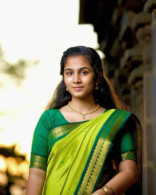 Fashion Club Collection Self Design Bollywood Cotton Silk Saree(Light Green)