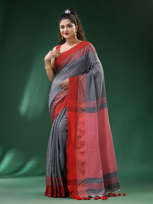 SRILOK Printed Handloom Pure Cotton Saree(Multicolor)