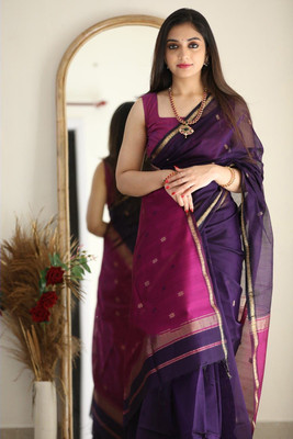 PRAMUKH Jacquard Self Design Blouse Material
