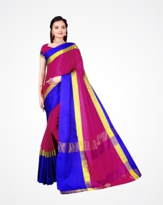 Saadhvi Woven Kanjivaram Pure Silk Saree(Purple)