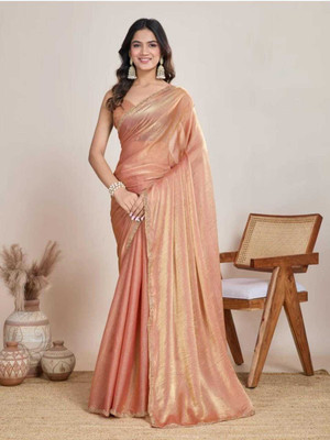 JAINICA Self Design Bollywood Pure Silk Saree(Multicolor)