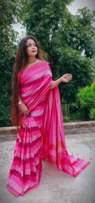 GOLU Self Design Handloom Pure Cotton Saree(Multicolor)