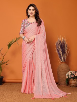 Vedant Vastram Self Design Bollywood Polyester Saree(Multicolor)