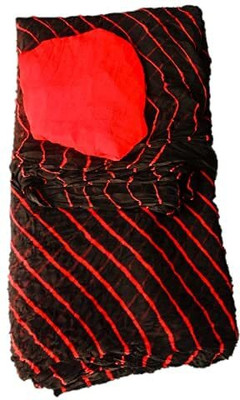 pk hub Self Design Leheria Chiffon Saree(Multicolor)