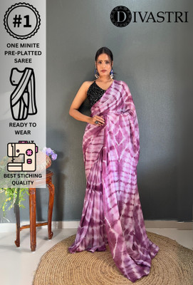 Divastri Printed Bollywood Georgette Saree(Pink)