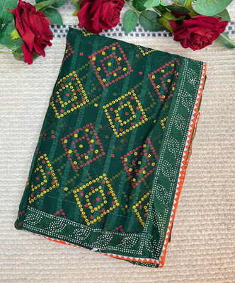 Patola Floral Print, Embroidered Bollywood Cotton Blend, Silk Blend Saree(Purple)