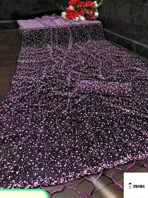 JPBANNA Self Design Daily Wear Net Saree(Multicolor)