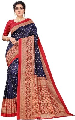 deepali sell Printed Banarasi Georgette Saree(Multicolor)