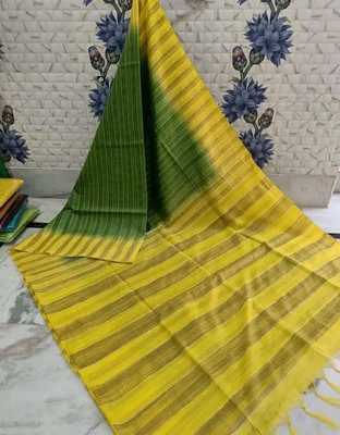 A R HANDLOOM Self Design Bhagalpuri Cotton Silk Saree(Multicolor)