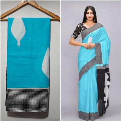 HG SAREES Printed Bollywood Mulmul Saree(Multicolor)