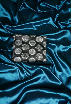 Shrilaxmisari Solid/Plain Bollywood Satin Saree(Multicolor)