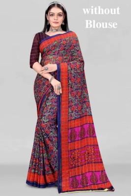 Leelavati Printed Daily Wear Georgette Saree(Red)