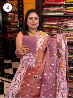 maa agameswari Self Design Handloom Tissue Saree(Maroon)