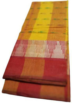 Aishani tant saree ghar Self Design Tant Pure Cotton Saree(Black)