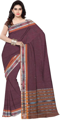 DK FASHION Self Design, Printed Sambalpuri Pure Cotton Saree(Maroon)