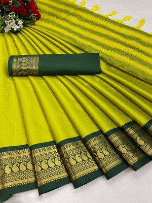 PRIHAL ART Cotton Silk Printed Blouse Material
