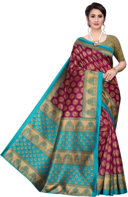 Moda Rapido Printed Bollywood Georgette Saree(Multicolor)
