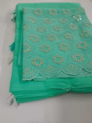 shivdhara Solid/Plain Murshidabad Art Silk Saree(Blue)