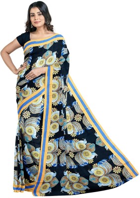 33KOTI Digital Print Daily Wear Chiffon Saree(Multicolor)