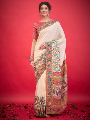 Sareemall Woven Banarasi Viscose Rayon Saree(Multicolor)