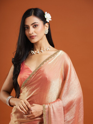 LOROFY Silk Blend Solid Blouse Material