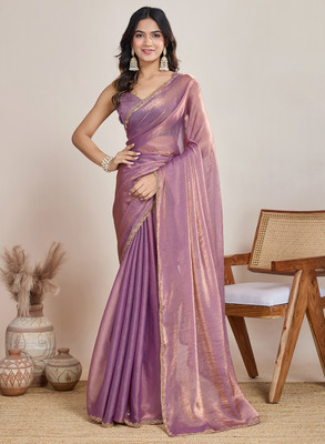 LOROFY Silk Blend Solid Blouse Material