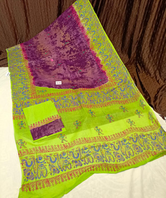 Spewim Woven Ilkal Cotton Silk Saree(Purple)
