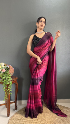 Divastri Digital Print Bollywood Georgette Saree(Pink)