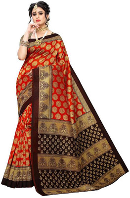 Wonaya Fab Self Design Handloom Art Silk Saree(Yellow)