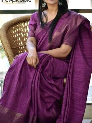NAMITASAREES Woven Handloom Art Silk Saree(Magenta)