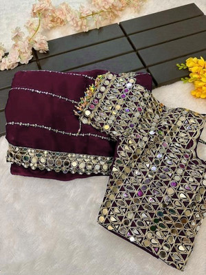 jashvicreation Embroidered Bollywood Georgette Saree(Multicolor)