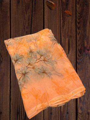 HouseOfCommon Ombre Bollywood Georgette Saree(Orange)