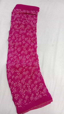 HouseOfCommon Ombre Bollywood Georgette Saree(Pink)