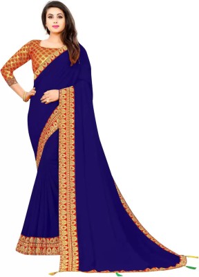 Het fashion Woven Bollywood Tussar Silk Saree(Blue)