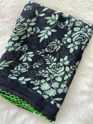 AARTI SELECTION Printed Bandhani Georgette Saree(Multicolor)