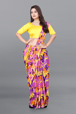 riddhisa fashion Embroidered Bollywood Net Saree(Multicolor)