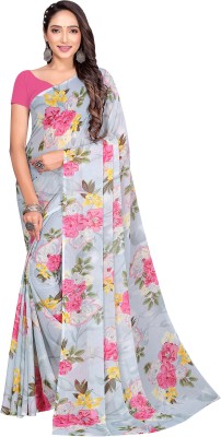 Aishwarya Printed Bollywood Georgette Saree(Light Blue)