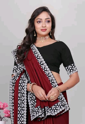 Samrudhh Embroidered Bollywood Georgette Saree(Maroon)