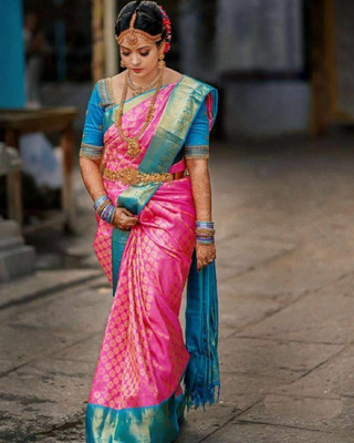 PITHAVADIWALA Jacquard Self Design Blouse Material
