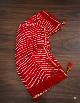 HouseOfCommon Printed Bollywood Georgette Saree(Red)