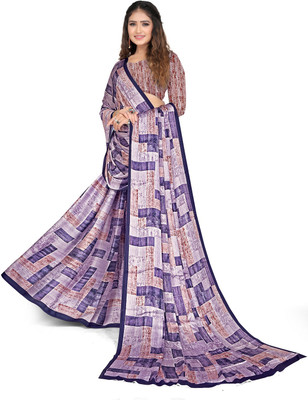 Pemal Designer Digital Print Bollywood Crepe Saree(Multicolor)