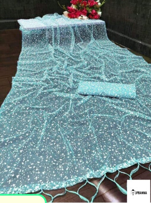 JPBANNA Self Design Daily Wear Net Saree(Multicolor)