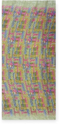anshritz Printed Bollywood Georgette Saree(Multicolor)