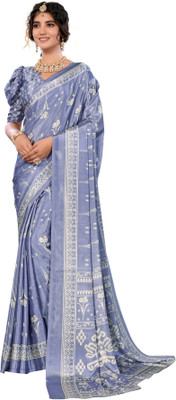 Priyashi Printed Bollywood Tussar Silk Saree(Grey)