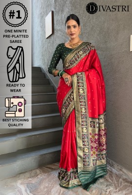 Divastri Printed Bollywood Georgette Saree(Red)